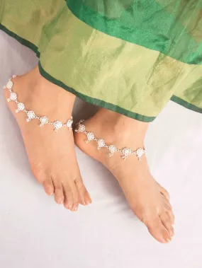 Silver Anklets Ghungroo