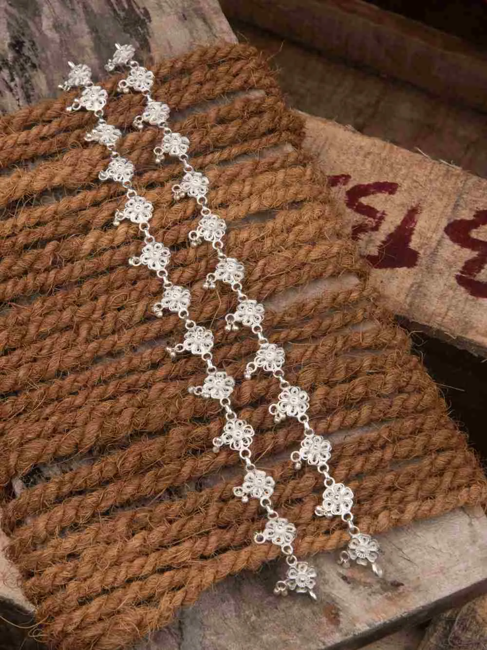 Silver Anklets Ghungroo