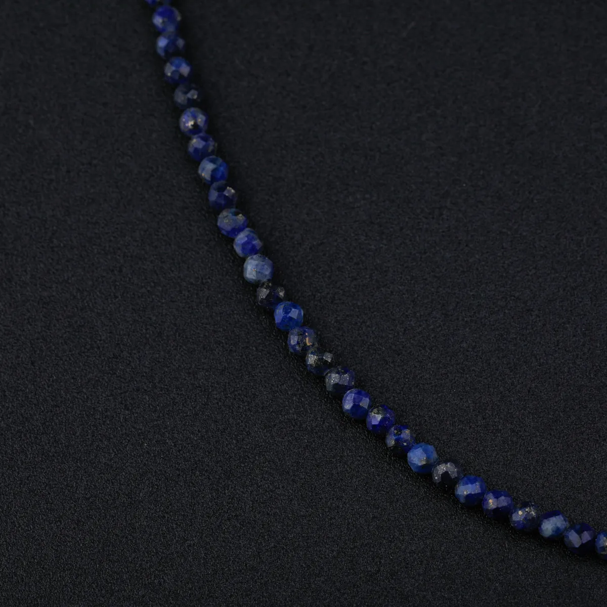 Silver Lapis Lazuli and Moonstone Anklet