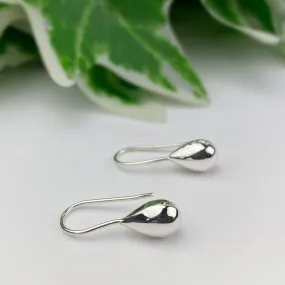 Silver Raindrop Earrings - VE740