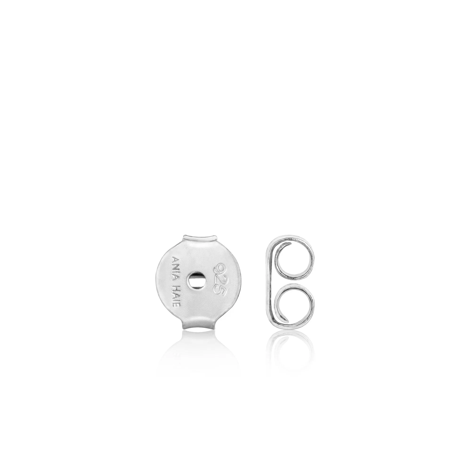 Silver Twist Hoop Earrings