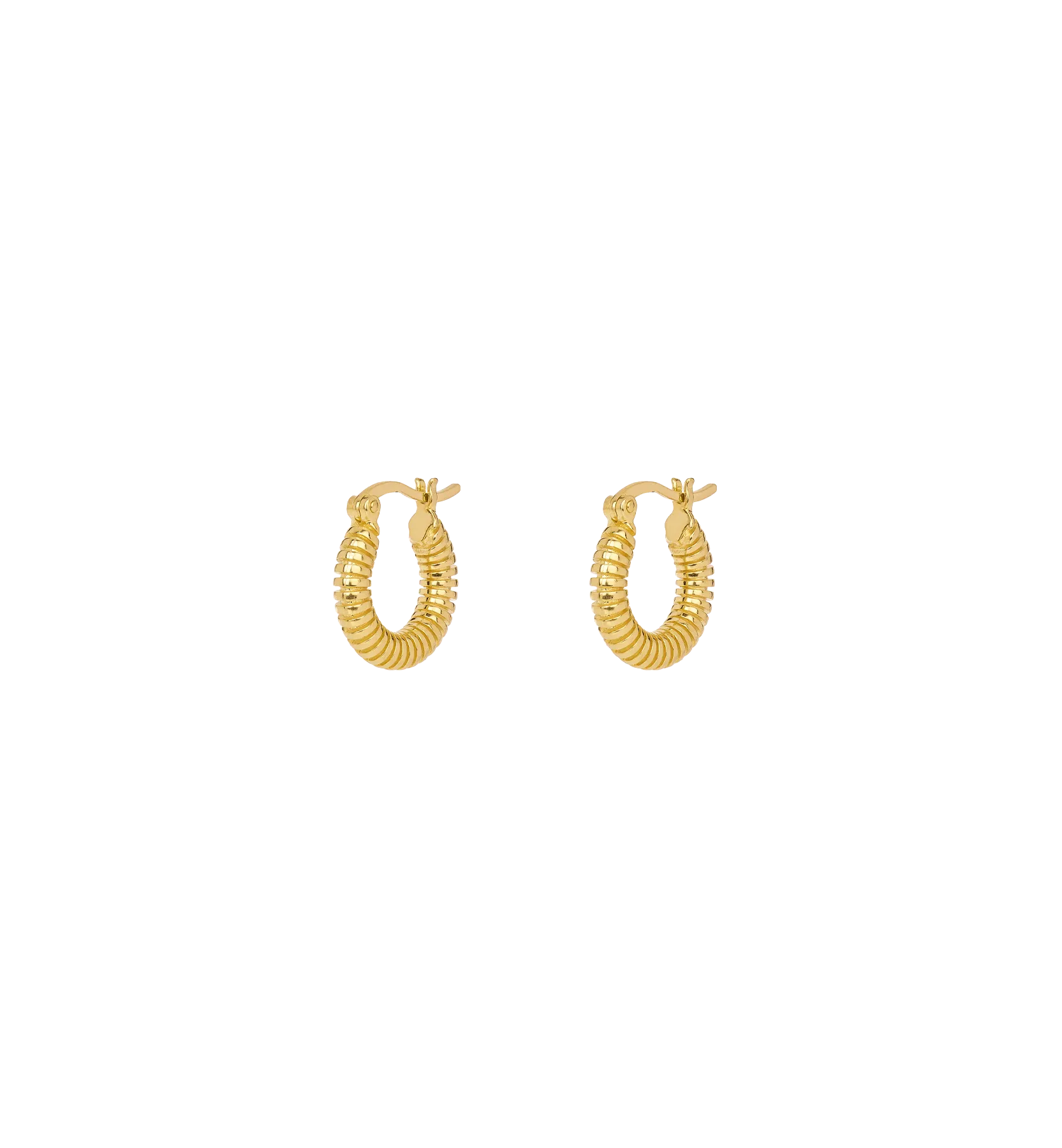 Small Spiral Hoop Earrings