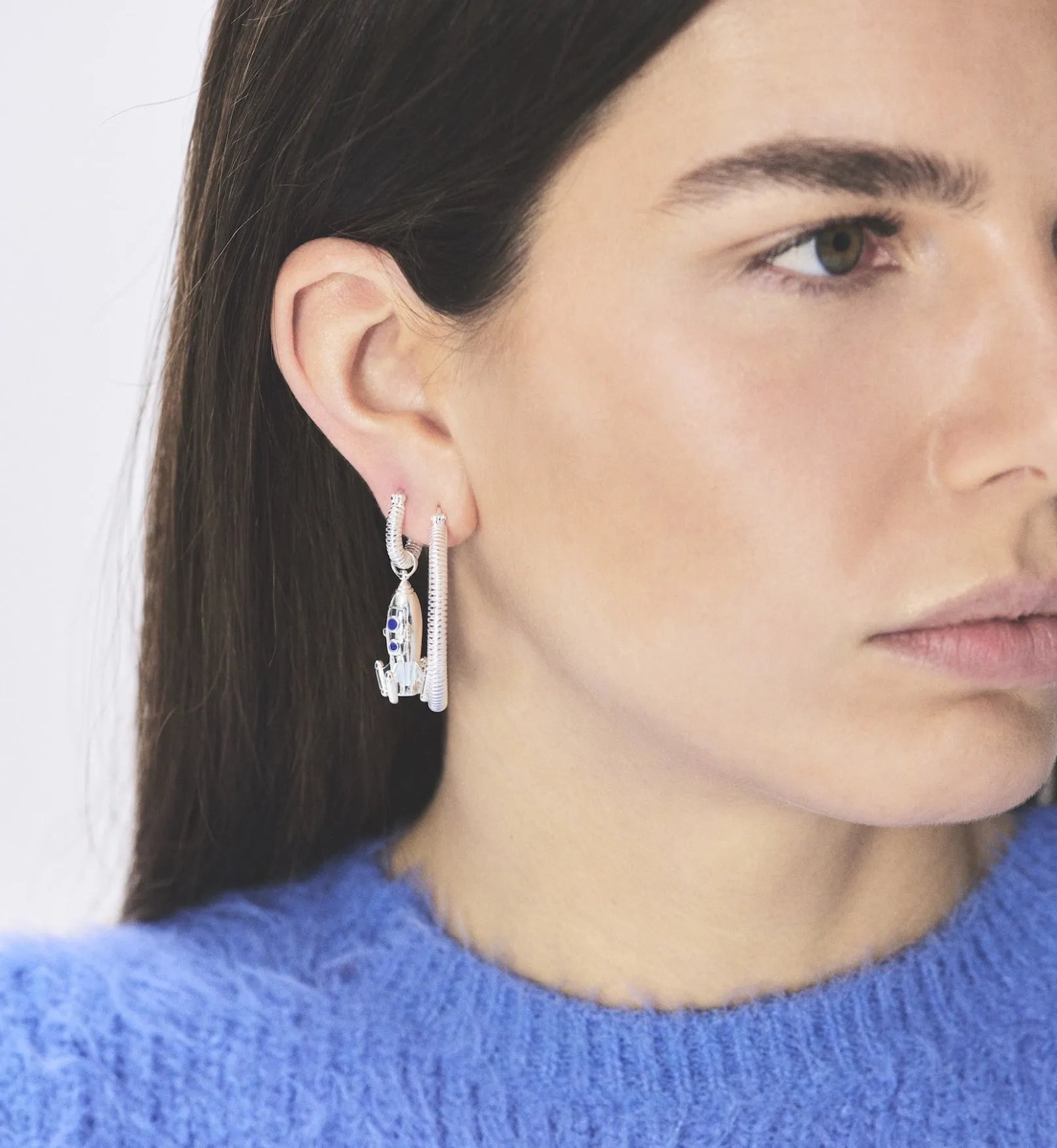 Small Spiral Hoop Earrings