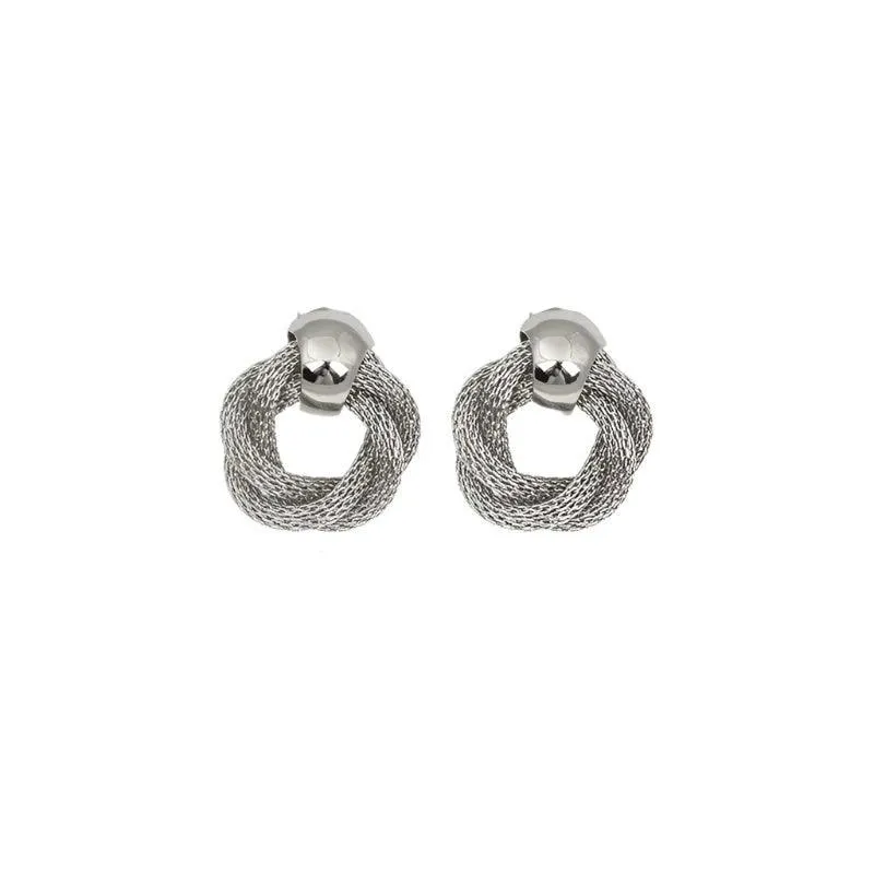 Spiral Earrings, Geometric Design, Hyperbolic Style, Push-Back Closure, Zinc Alloy, Casual & Party Wear, Multiple Styles Available