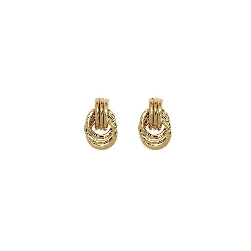 Spiral Earrings, Geometric Design, Hyperbolic Style, Push-Back Closure, Zinc Alloy, Casual & Party Wear, Multiple Styles Available