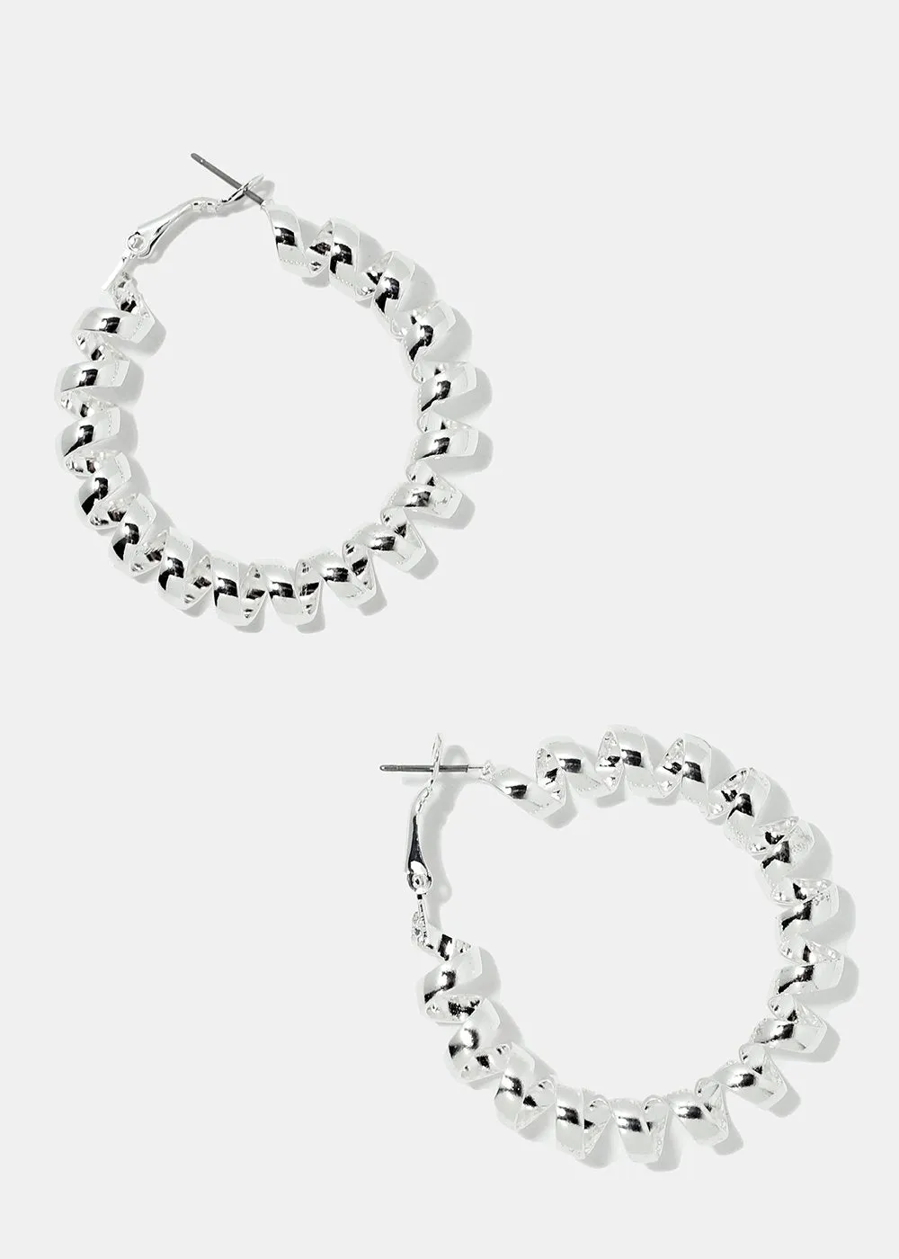 Spiral Hoop Earrings