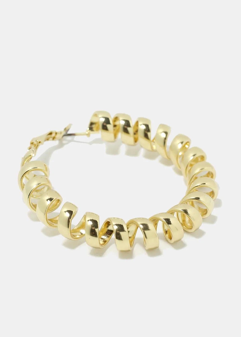 Spiral Hoop Earrings