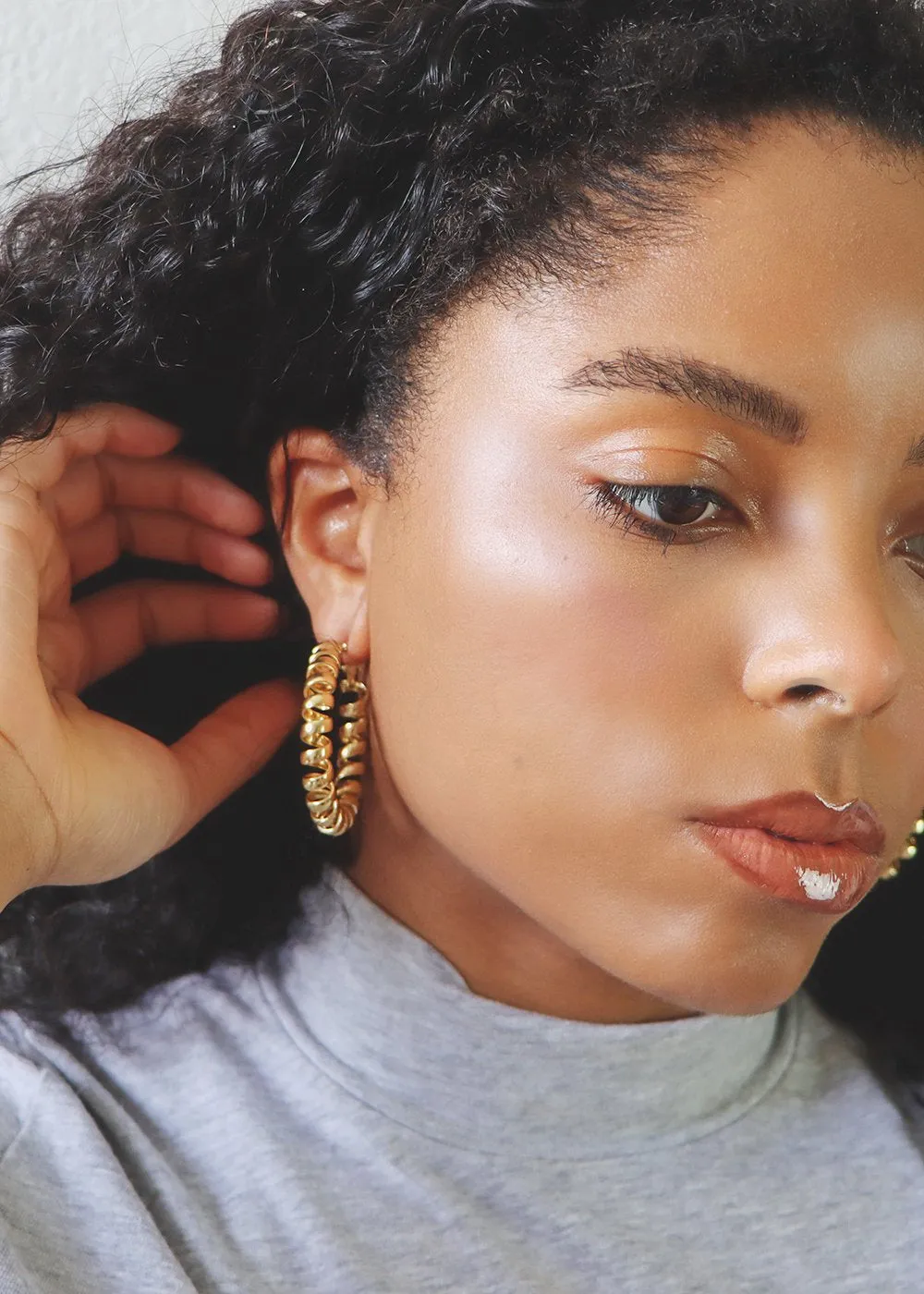 Spiral Hoop Earrings