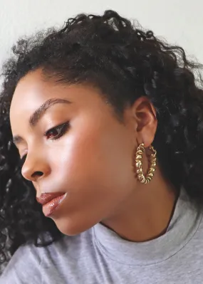 Spiral Hoop Earrings