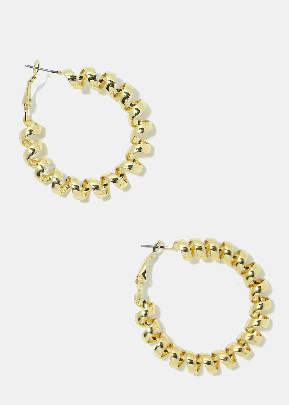 Spiral Hoop Earrings