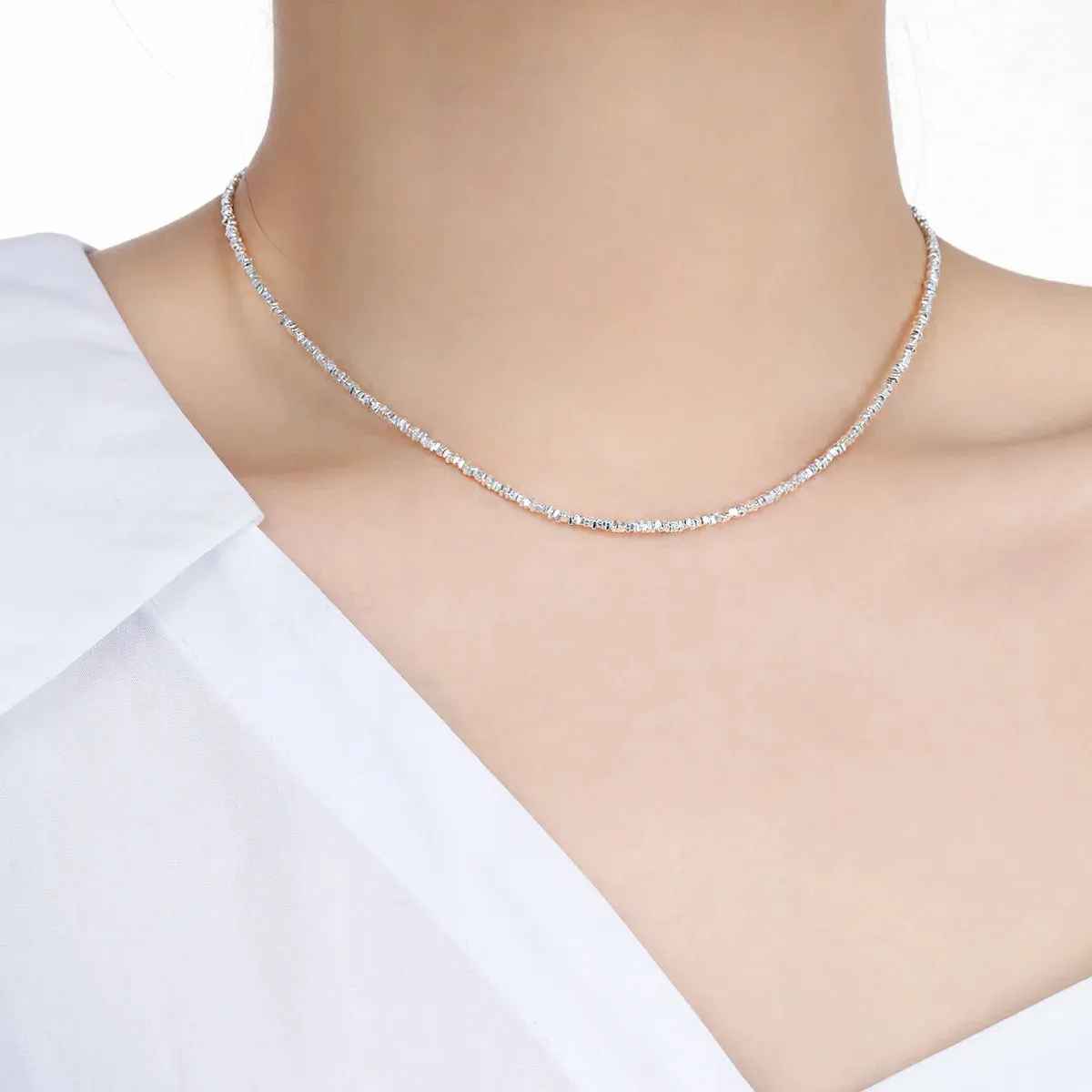 Stackable Shell Pearl Necklace