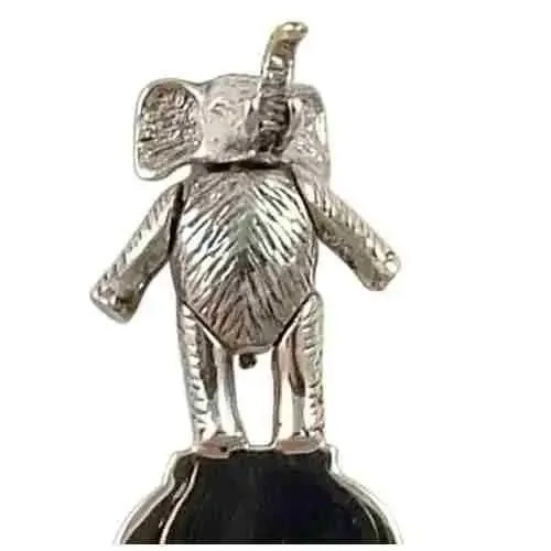 Sterling Silver Elephant Bookmark Engraved