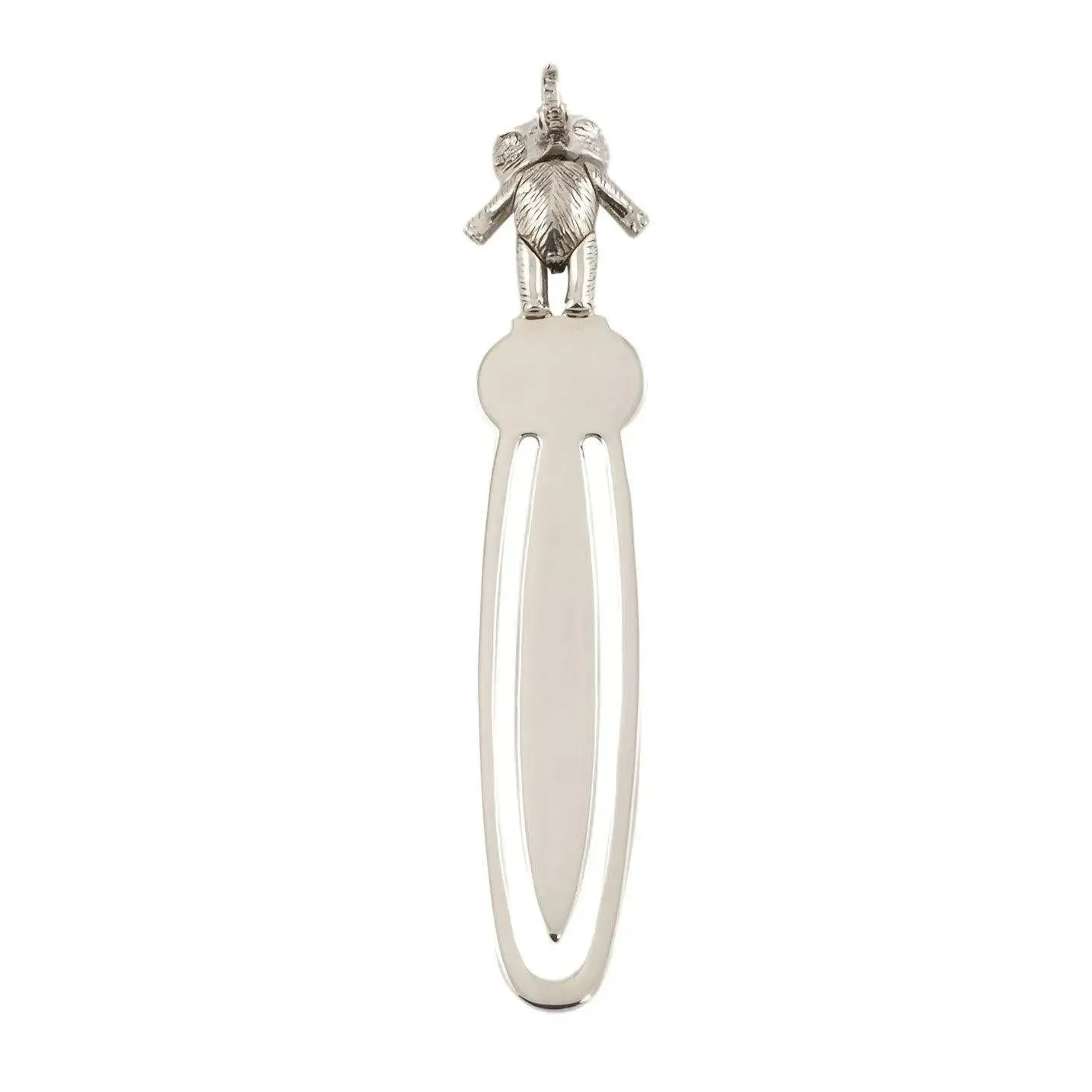 Sterling Silver Elephant Bookmark Engraved