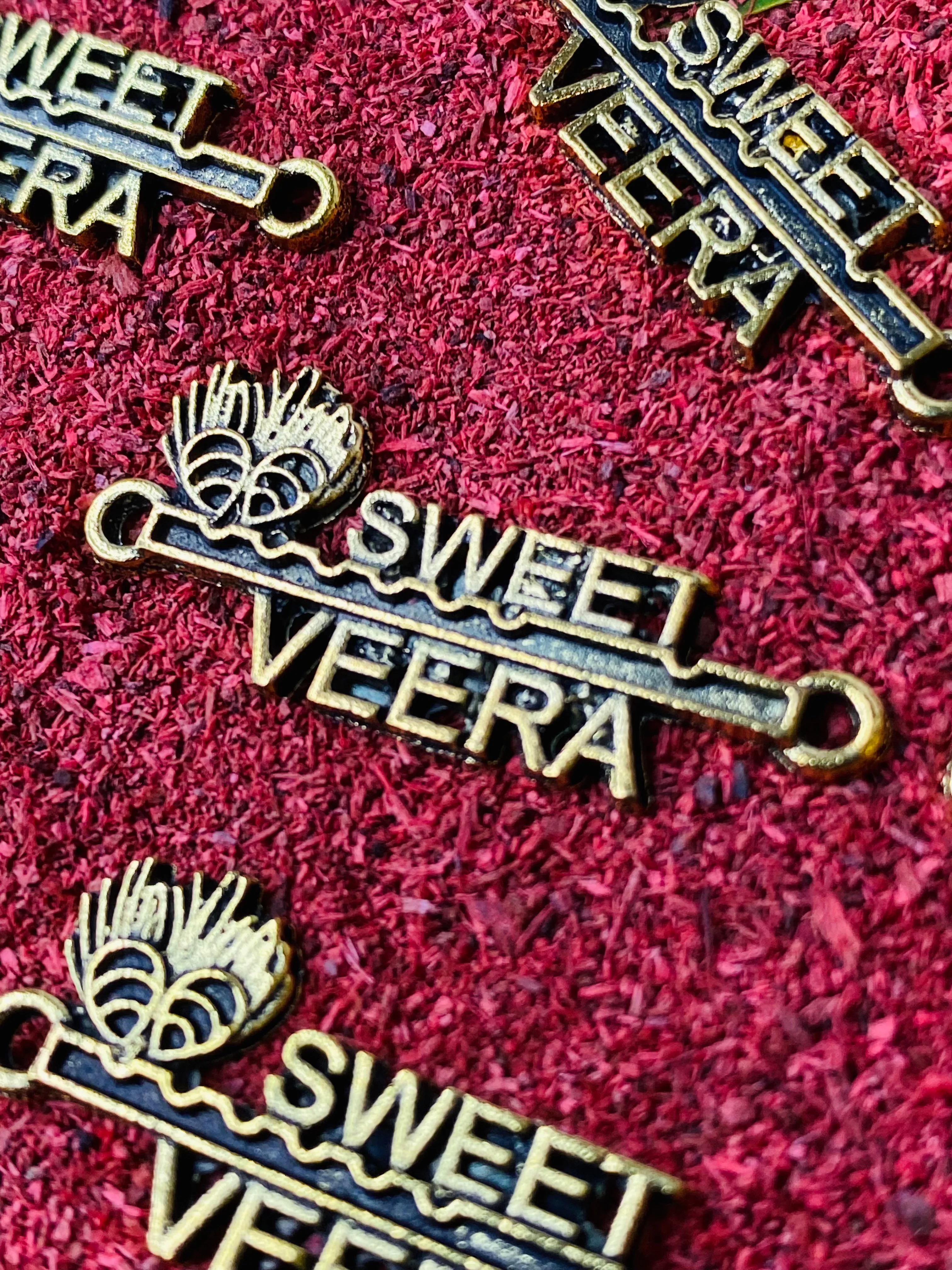 Sweet Veera Metal Charm Set of 5