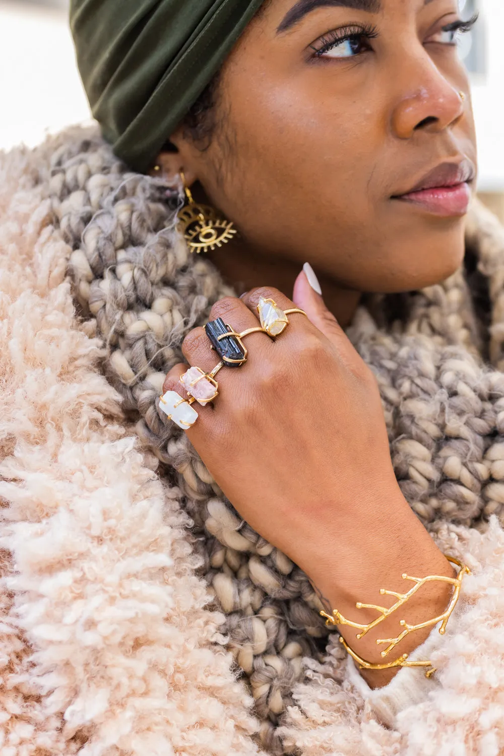 The Jamie Dainty Quartz Ring Collection