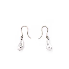 Tiffany & Co. Sterling Silver Elsa Peretti Teardrop Drop Earrings