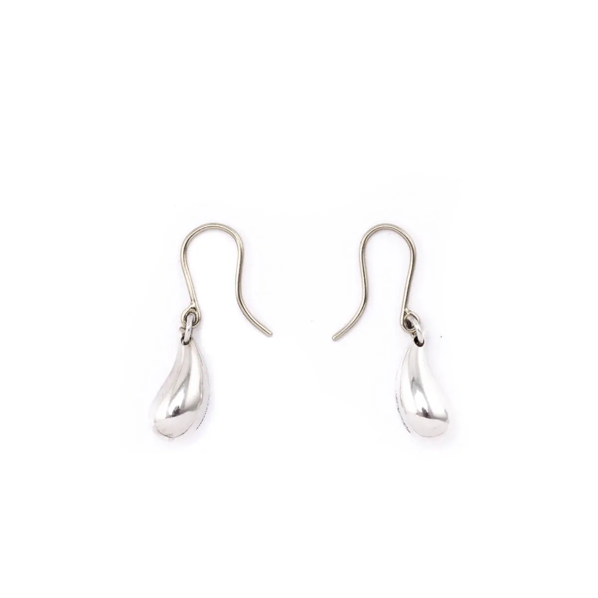 Tiffany & Co. Sterling Silver Elsa Peretti Teardrop Drop Earrings