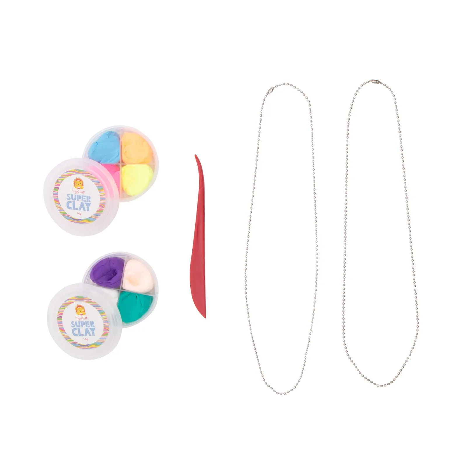 Tiger Tribe - Jewellery Design Kit - Super Clay Necklaces