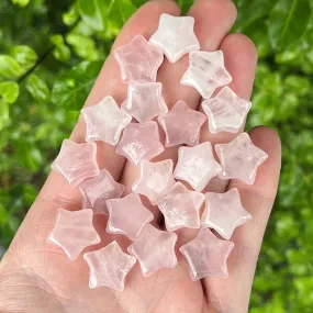 Tiny Rose Quartz Star