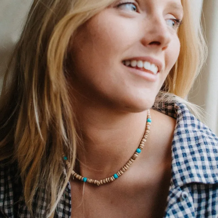 Toro Wood Bead Necklace