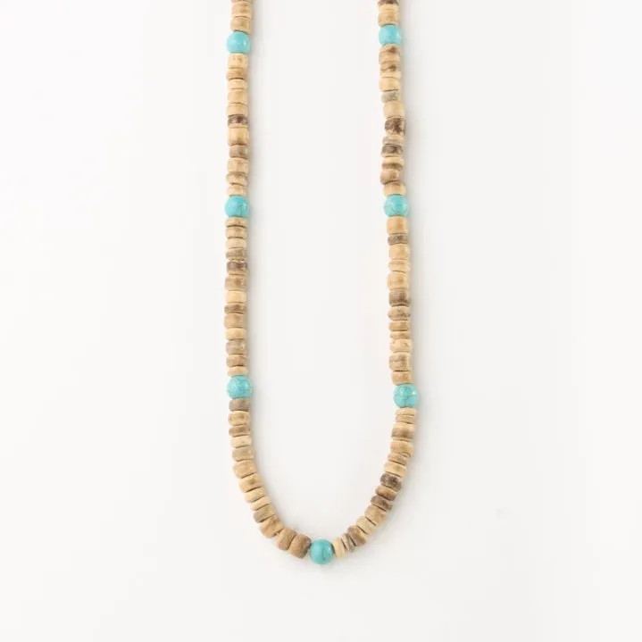 Toro Wood Bead Necklace