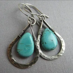 Turquoise Drop Earrings
