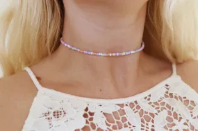 Wanderlust Seed Beaded Choker Necklace