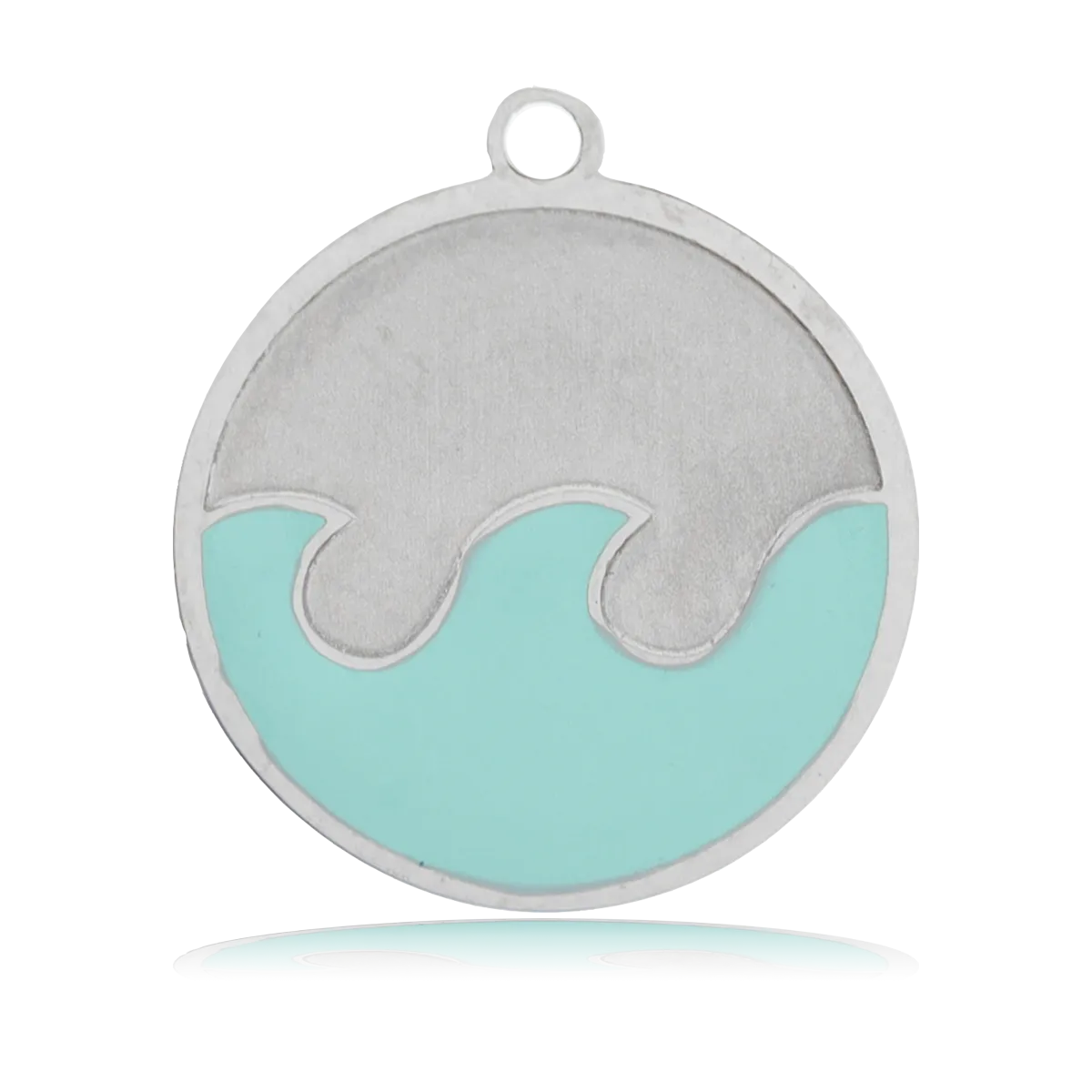 Wave Enamel Charm with Kaleidoscope Crystal Charity Bracelet